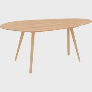 Goossens Eettafel Ferry, Organisch 180 x 90 cm Goossens Eettafel Ferry, Organisch 180 x 90 cm