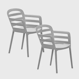 Garden Impressions Mira tuinstoel olijf - 2 stuks