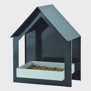 Esschert Design Muurvoedertafel Antraciet|wit design