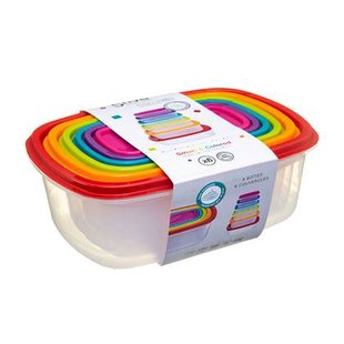 Five - Nestbare vershoudbakjes | Rechthoekig - 4 formaten