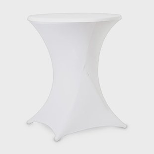 Statafelrok - wit - polyester - 80x110 cm