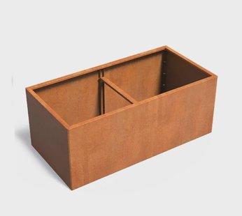 Cortenstaal plantenbak CARREZ Connect 200x100x80cm.