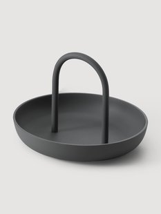 Handgemaakte serveerschaal Piatto met handvat