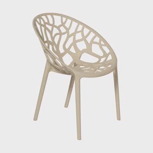 Stapelbare tuinstoel Palma - beige - 78.5x59.5x58 cm