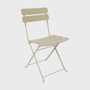 Inklapbare bistrostoel Kos - beige - 84x48x42 cm