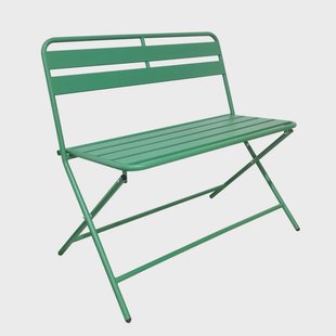 Inklapbare bistrobank Kos - groen - 81x90x48 cm