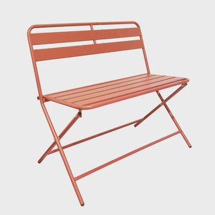 Inklapbare bistrobank Kos - rood - 81x90x48 cm