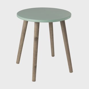 Bijzettafel Salvador - groen/bruin - ø36x41 cm