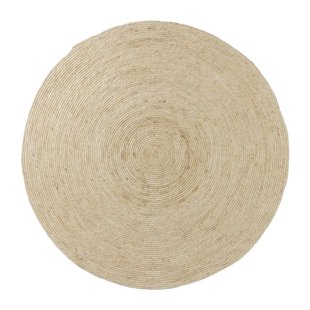 Vloerkleed riet - naturel - ø120 cm