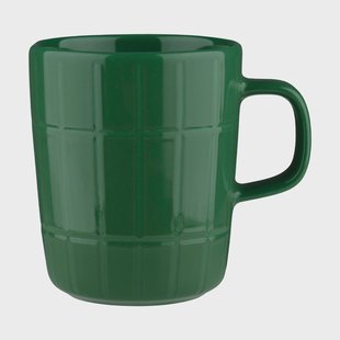 Marimekko Tiiliskivi mok 25 cl Dark green