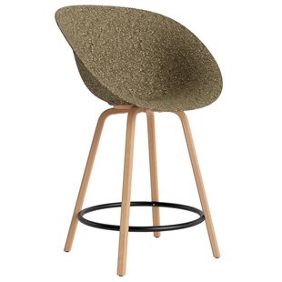 Normann Copenhagen Mat Armchair Barkruk 65 Cm Beuken Black/Seaweed Normann Copenhagen Mat Armchair Barkruk 65 Cm Beuken Black/Seaweed