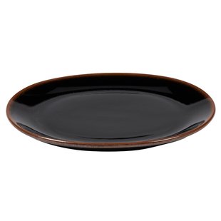 Serax Out Of Lines By Uncharted Dinerbord&Oslash;22,5 Black Brown