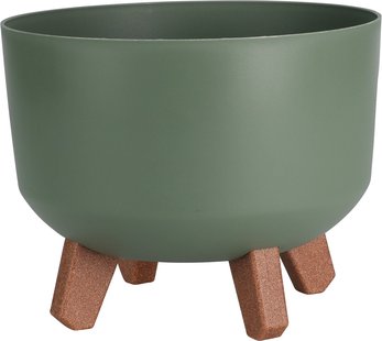Bloempot Op Poten Groen