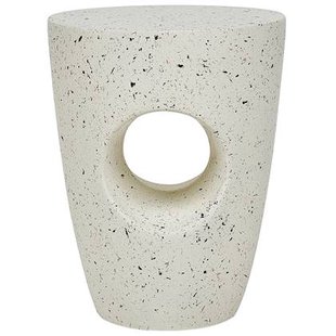 Beliani - EDOLO - Bijzettafel - Terrazzo - Lichtbeton