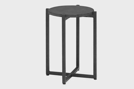 Apple Bee | Koffietafel Soul Ø 34 x 45 cm | Lava-Black