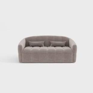 Express slaapbank dunlopillo fluweel taupe 160cm