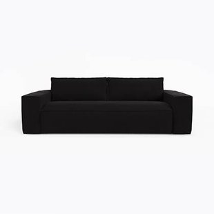 Express slaapbank dunlopillo fluweel donker antraciet 160cm