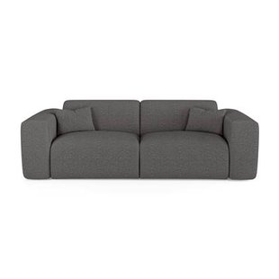 Express slaapbank dunlopillo 140cm bouclette grafiet grijs Express slaapbank dunlopillo 140cm bouclette grafiet grijs