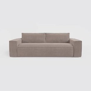 Express slaapbank dunlopillo fluweel taupe 160cm