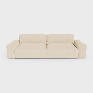 Sofa 4 zits corduroy crème 240cm