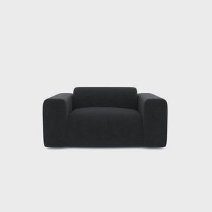 Fluwelen fauteuil met antraciet patroon Fluwelen fauteuil met antraciet patroon