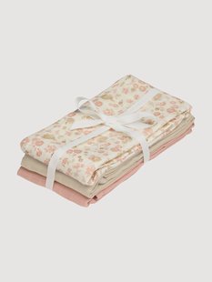 Hydrofiele doeken Augusta van biokatoen, 3-delig