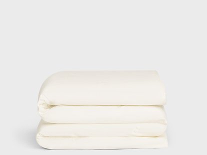 Yumeko Kinderdekbedovertrek katoen satijn warm white feather 100x135 100% biologisch en fairtrade katoen, satijn geweven