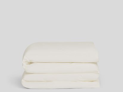 Yumeko Kinderdekbedovertrek katoen satijn warm white feather 120x150 100% biologisch en fairtrade katoen, satijn geweven