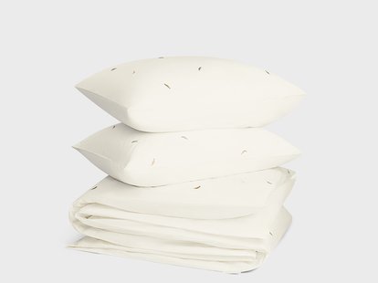 Yumeko Dekbedovertrek katoen satijn multicolour feather 240x220+2/60x70 100% biologisch en fairtrade katoen, satijn geweven