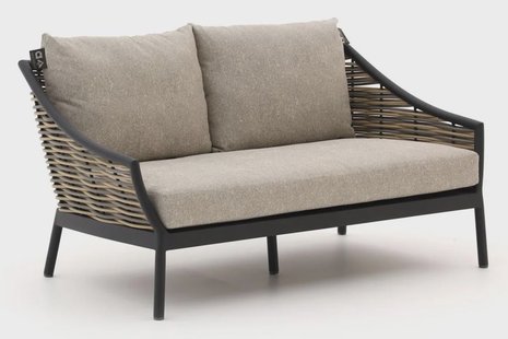 Apple Bee | Loungebank Milou 2-zits | Black