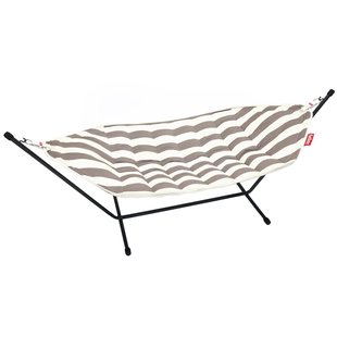 Fatboy Headdemock Superb Hangmat Stripe Cacao Rack Black Fatboy Headdemock Superb Hangmat Stripe Cacao Rack Black