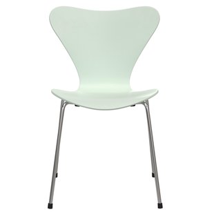Fritz Hansen Series 7&trade; Chrome Onderstel Green