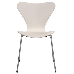 Fritz Hansen Series 7&trade;  Chrome Onderstel Beige