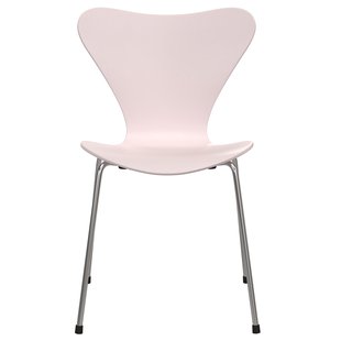 Fritz Hansen Series 7&trade; Chrome Onderstel Pink