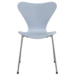 Fritz Hansen Series 7&trade;  Chrome Onderstel Blue