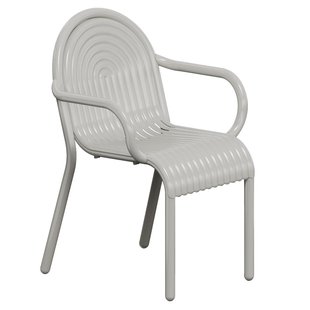 Tom Dixon Groove Tuinstoel Met Armleuning Putty