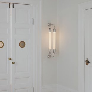 UMAGE wandlamp Lemon Squeeze 2-lamps, lengte 77 cm staalkleurig