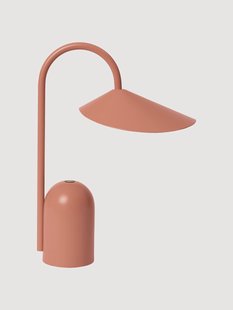 Kleine mobiele LED-tafellamp Arum, dimbaar