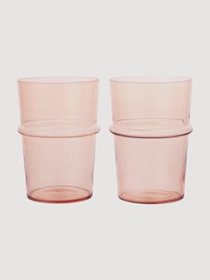 Mondgeblazen waterglazen Boya, 2-delig