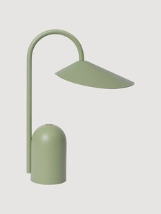 Kleine mobiele LED-tafellamp Arum, dimbaar