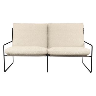 Ferm Living Desert 2-zits Loungebank Black/Off-White