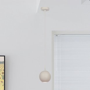 HELAM Midway hanglamp, 1-lamp, zandkleurig, metaal, GU10