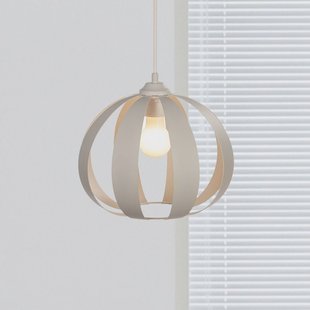 HELAM Hanglamp Newton, 1-lamp, zandkleurig, metaal