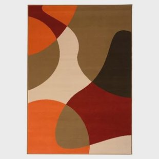 Tapeso Abstract vloerkleed - Ease Nova terra - 160x230 cm