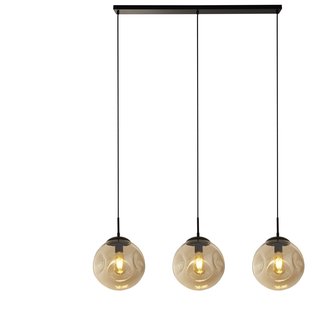 Searchlight Punch - hanglamp - 121 x 120 cm - zwart en champagne