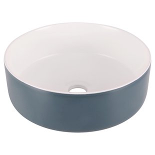 Waskom Differnz Mira 12x36 cm Blauw/Wit