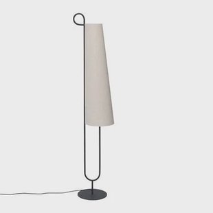 Ferm Living Ancora Vloerlamp - Zwart / Natural