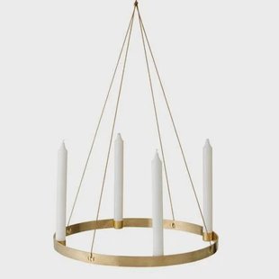 Ferm Living Circle Kandelaar Ø 25 cm - Messing
