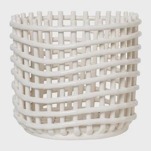 Ferm Living Ceramic Mand Large - Off-White