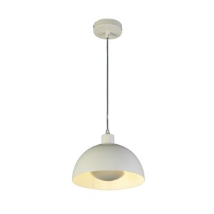 Searchlight Mars - hanglamp - Ø 40 x 150 cm - mat crème en crème